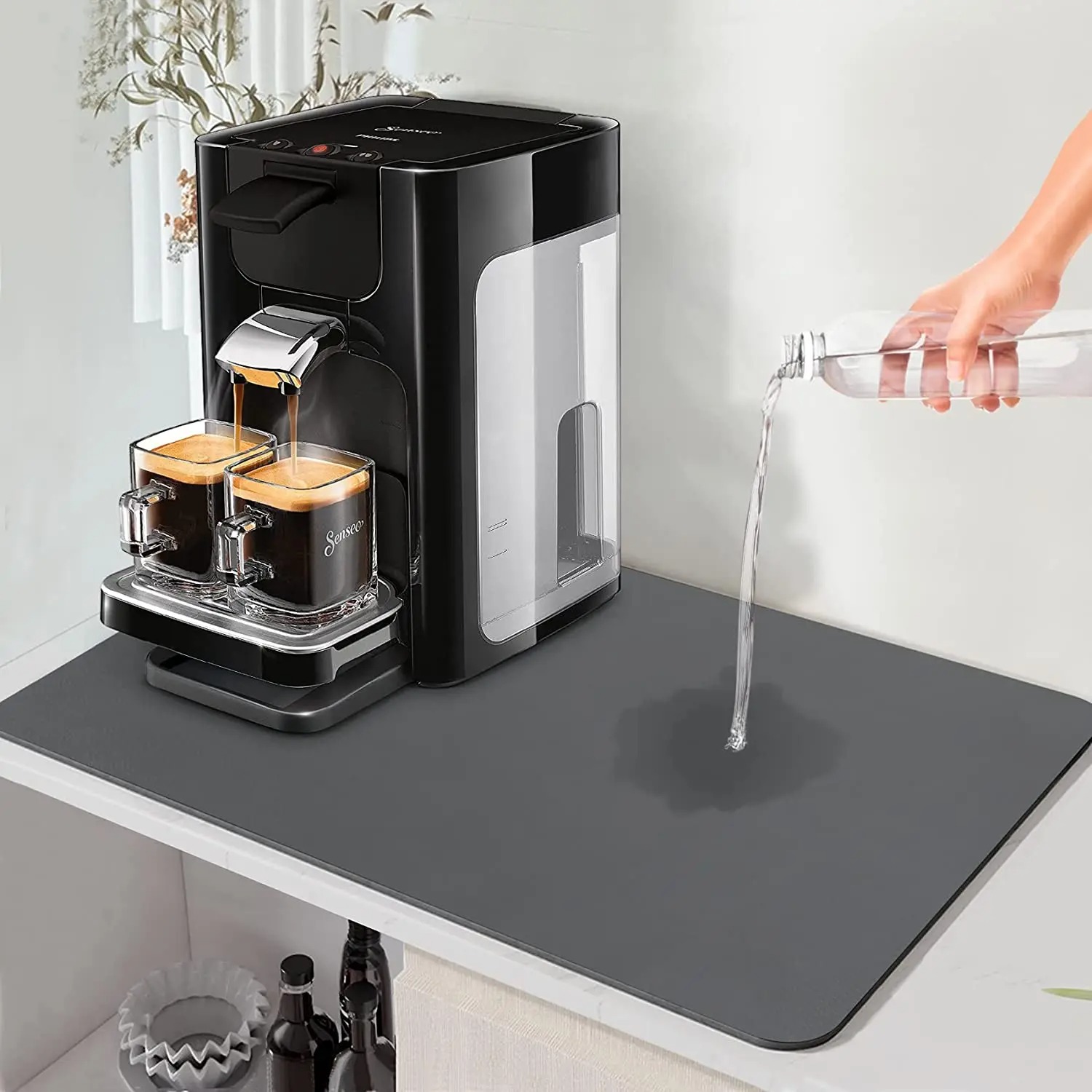 Super Absorbent Kitchen Tablew - Bar Mat Rubber 评论和价格