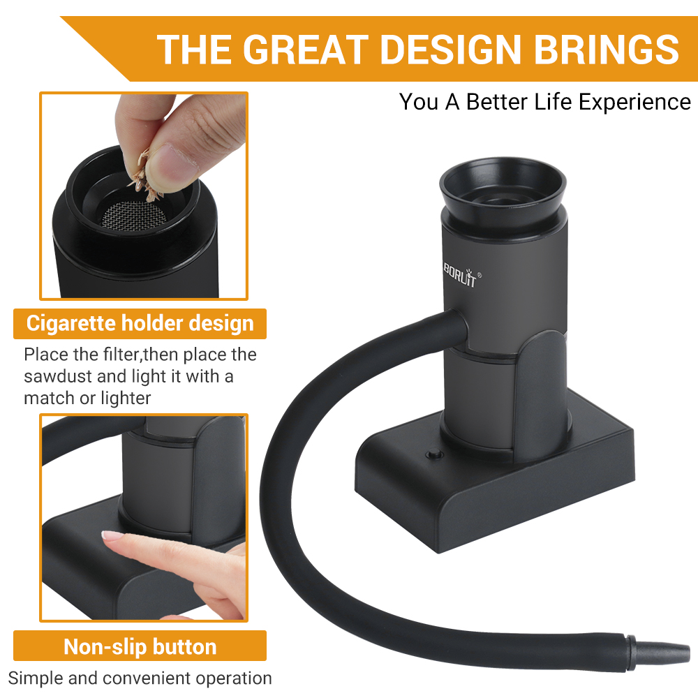 BORUiT SK305 Smoke Infuser Por - Smoking Gun Kit 评论和价格