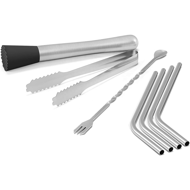 Basic  Bar Mixing Supply Kit,  - Bar Spoon Twisted 评论和价格