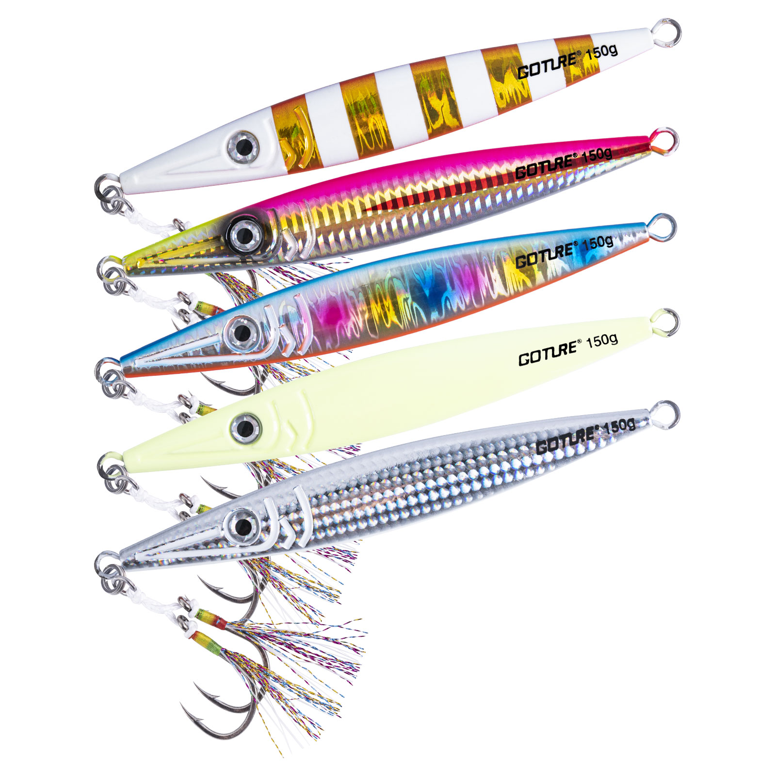 Goture Luminous Fast Sinking J - Jigger Double Sided 评论和价格