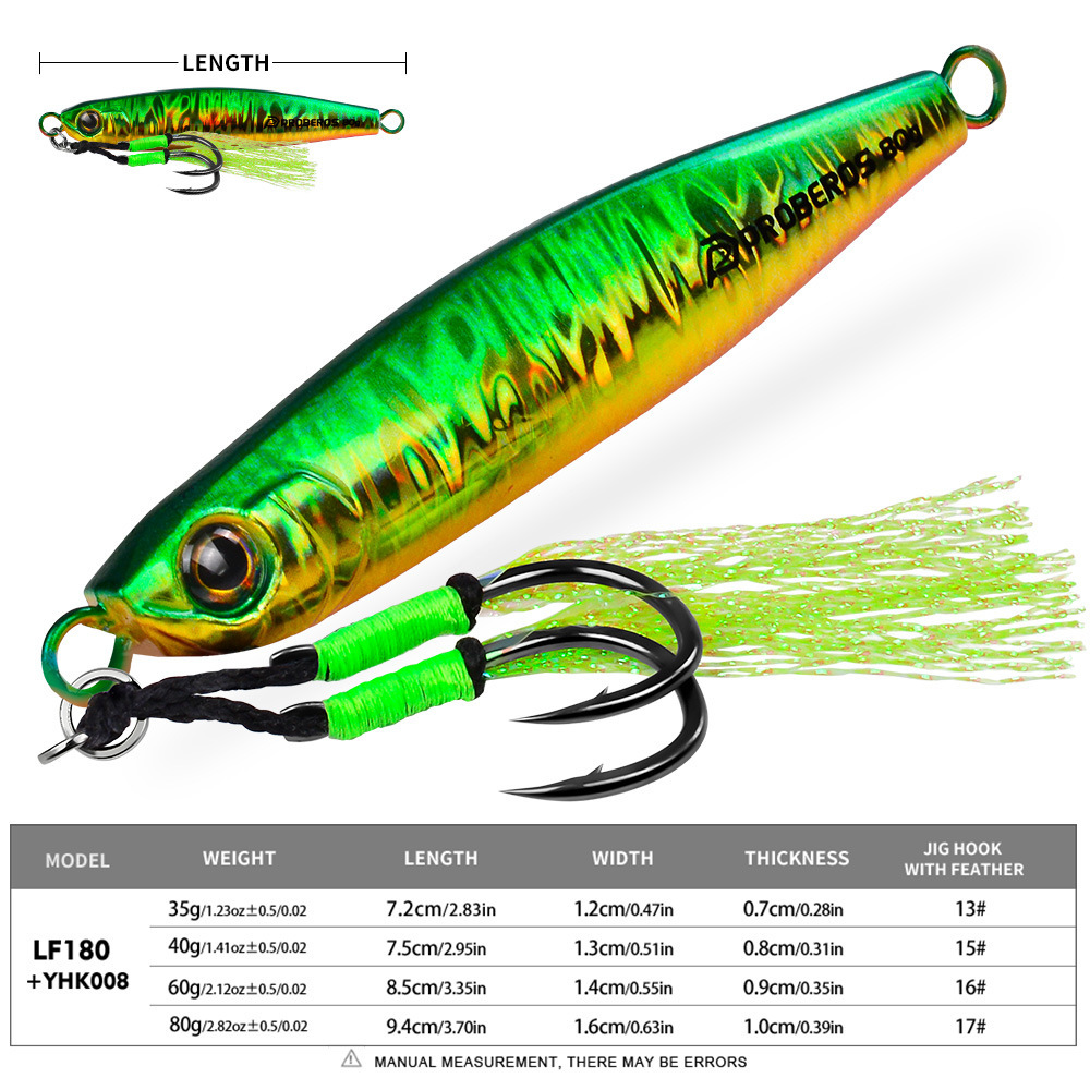 LHFSH 35g-80g Long Cast Metal  - Jigger Double Sided 评论和价格