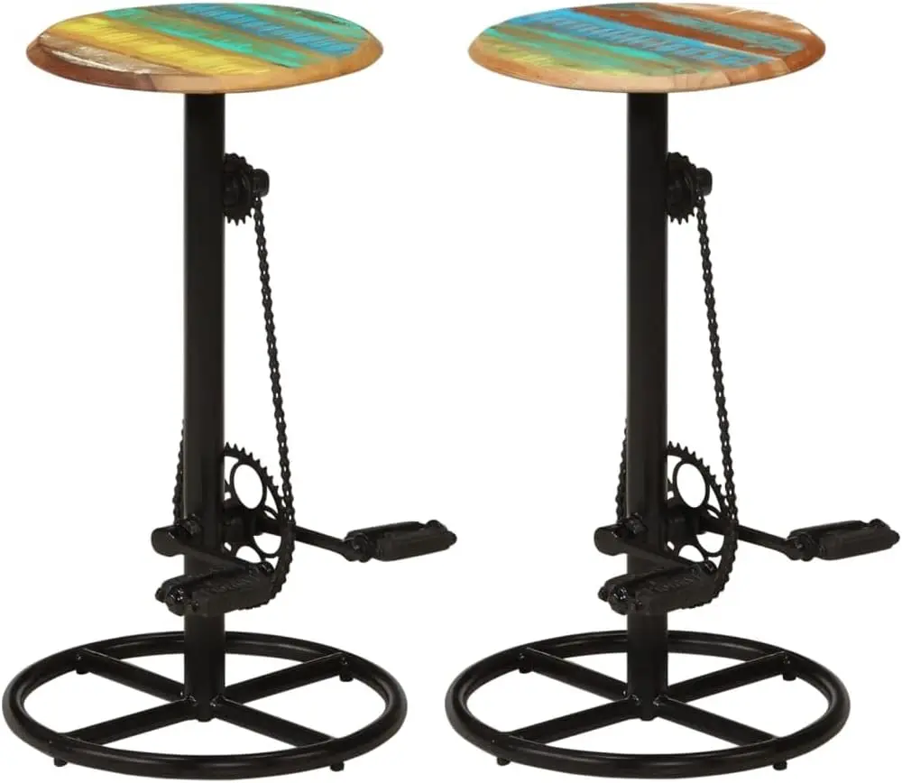Bar Chairs 2 pcs,Kitchen Count - Home Bar And Counter 评论和价格