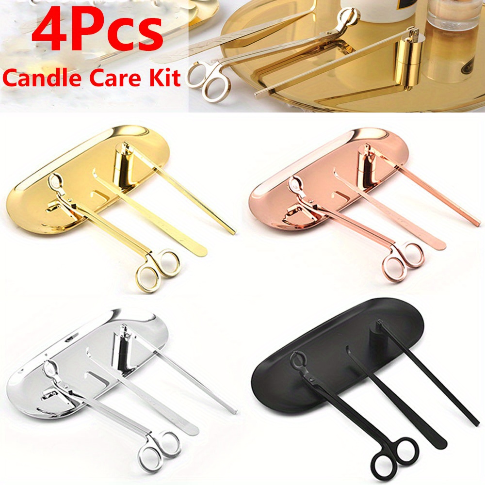 4pcs/set Luxury Candle Care Ki - Home Barber 评论和价格