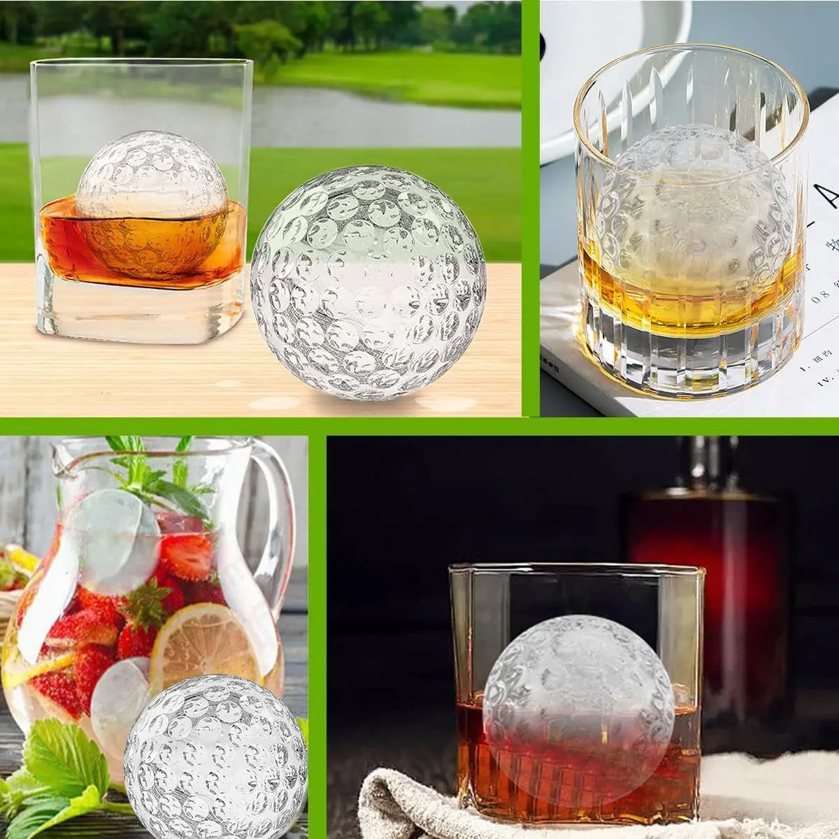 Food Grade Silicone Ice Ball M - Ice Mold Sphere 评论和价格