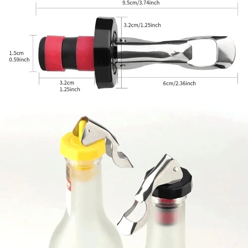 1/12PCS Vacuum Bottle Stoppers - Wine Preservation Pump 评论和价格