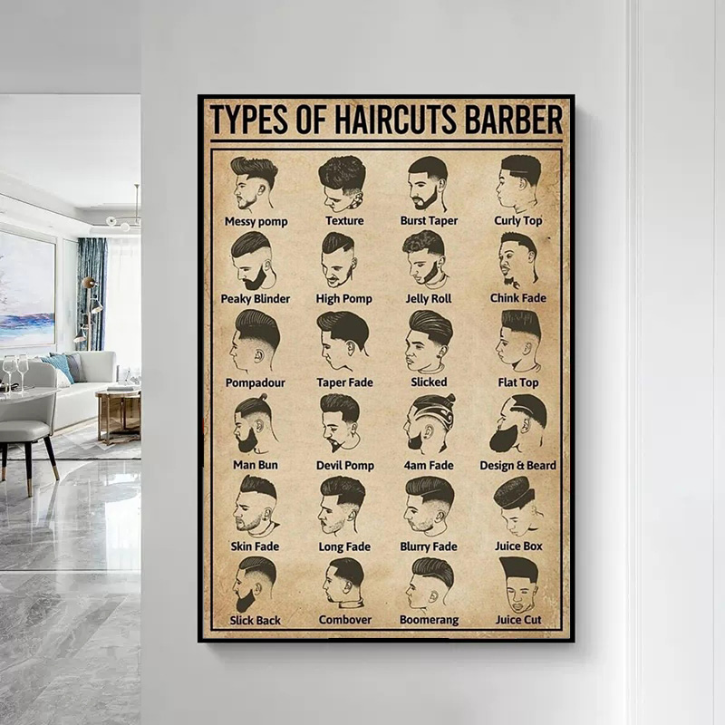 Retro Types Of Haircuts Barber - Home Barber 评论和价格