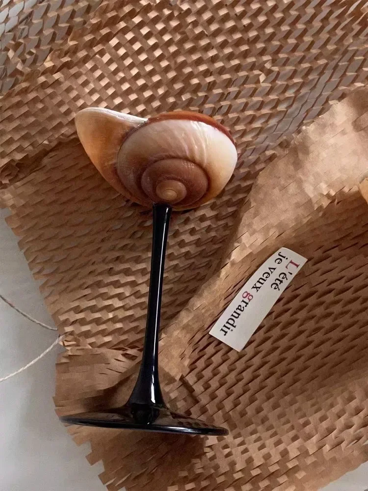 Natural Conch Wine Glass Bar a - Home Bar And Cabinet 评论和价格