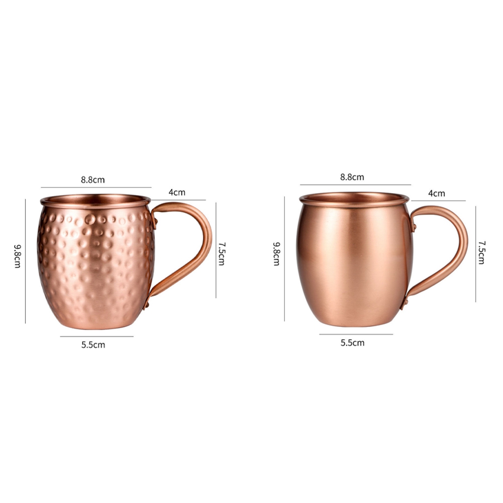 530ML 100% Pure Copper Mug Mug - Mule Copper Mug 评论和价格