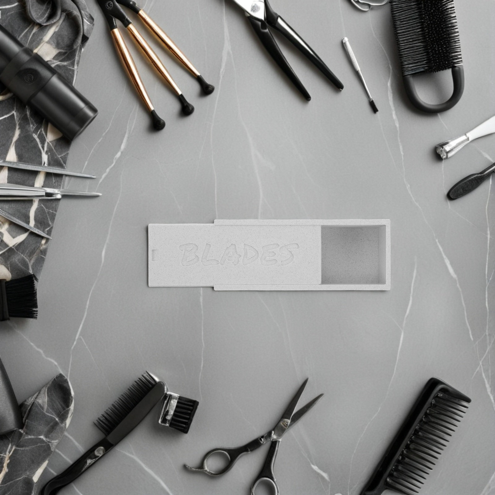 White Double Compartment Blade - Home Barber 评论和价格
