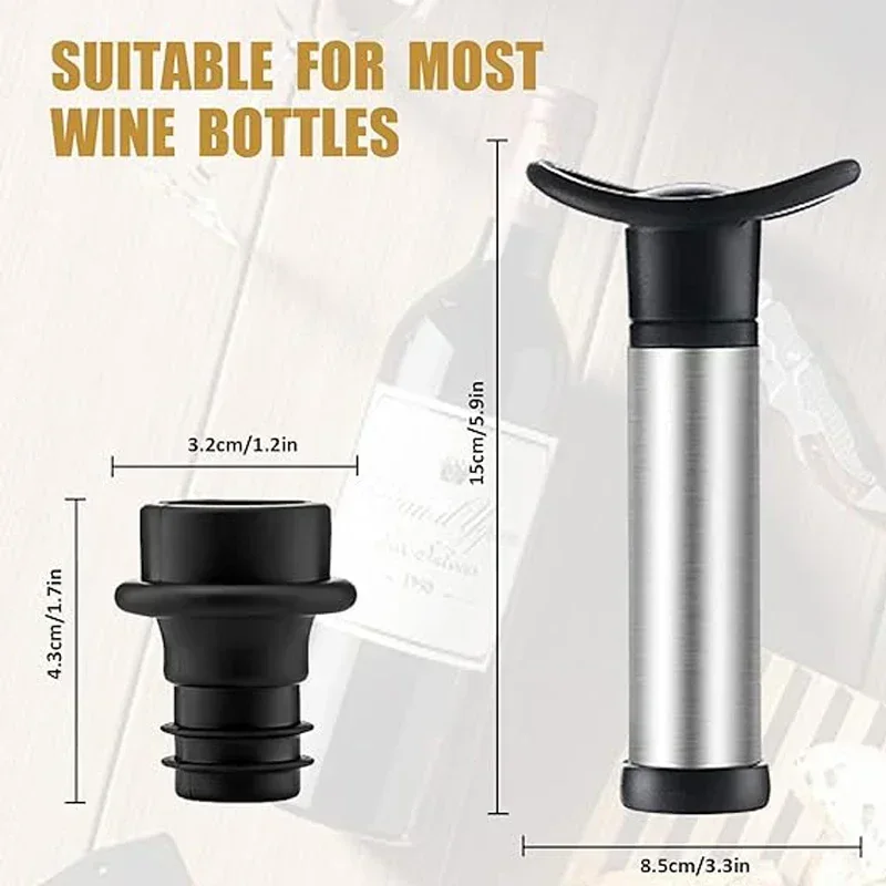 Vacuum Wine Pump Kit with Wine - Wine Preservation Pump 评论和价格