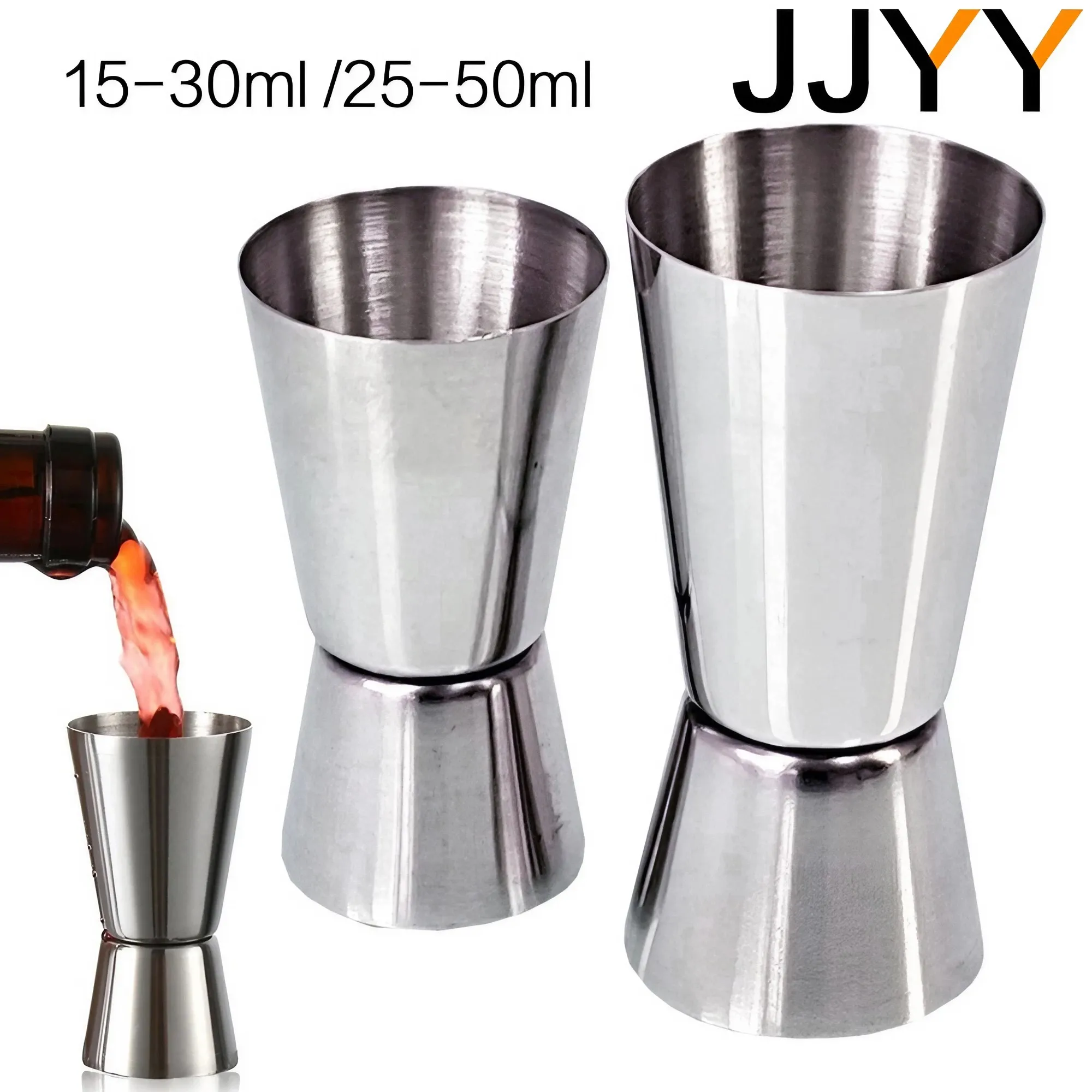 JJYY Stainless Steel15-30ml 25 - Jigger Double Sided 评论和价格
