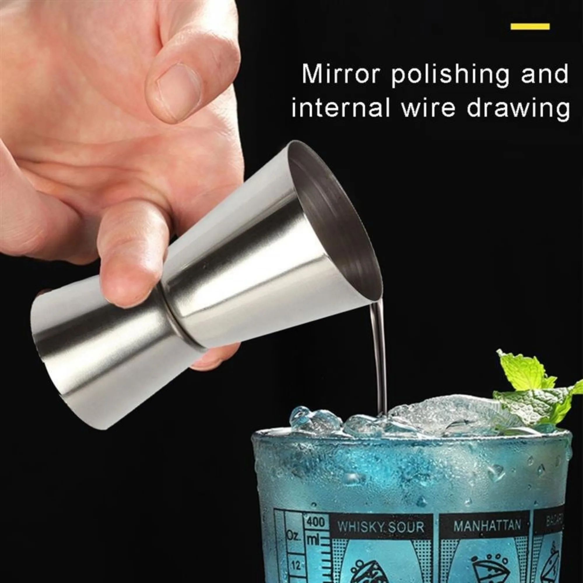 JJYY Stainless Steel15-30ml 25 - Jigger Double Sided 评论和价格