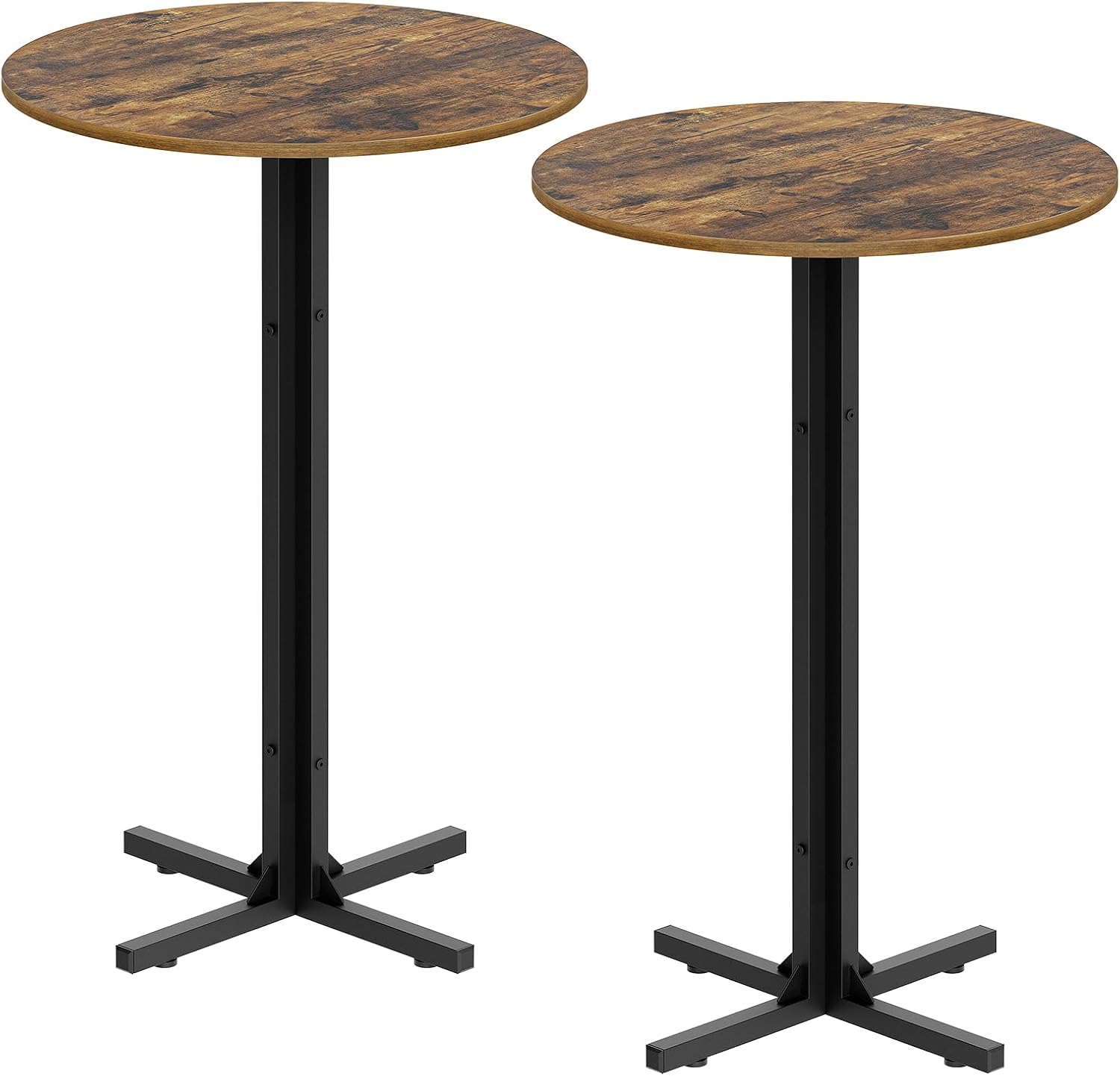 Round Bar Table Set of 2, Coun - Home Bar And Counter 评论和价格