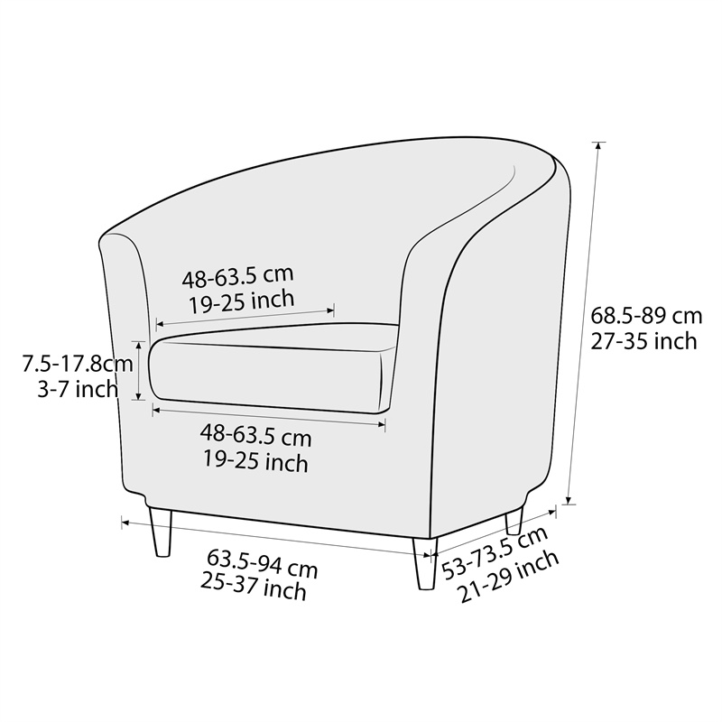 Solid Color Club Armchair Cove - Home Bar Seating 评论和价格