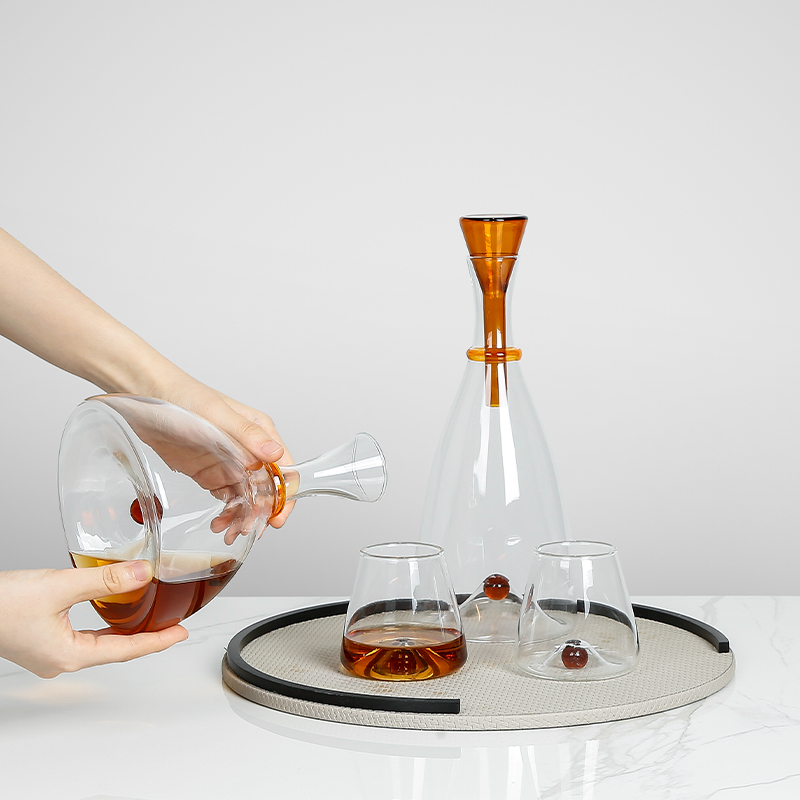 Modern Minimalist Glass Decant - Home Bar And Cabinet 评论和价格