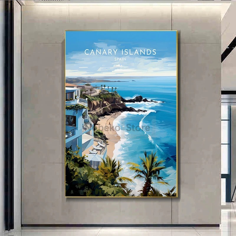 Spain Travel Poster Barcelona  - Home Barcelona 评论和价格