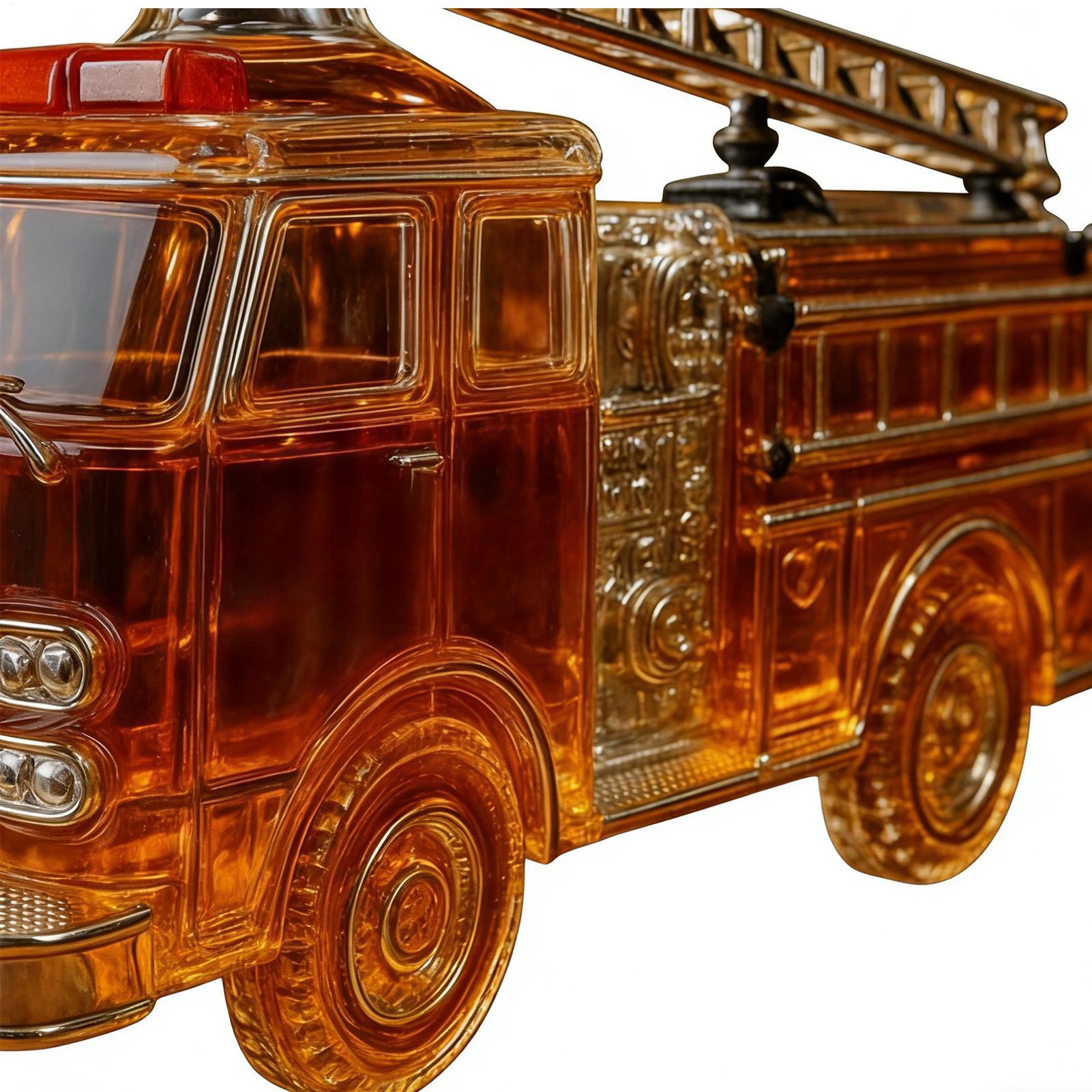Whiskey Bottle 300ml Fire Truc - Home Bar And Cabinet 评论和价格