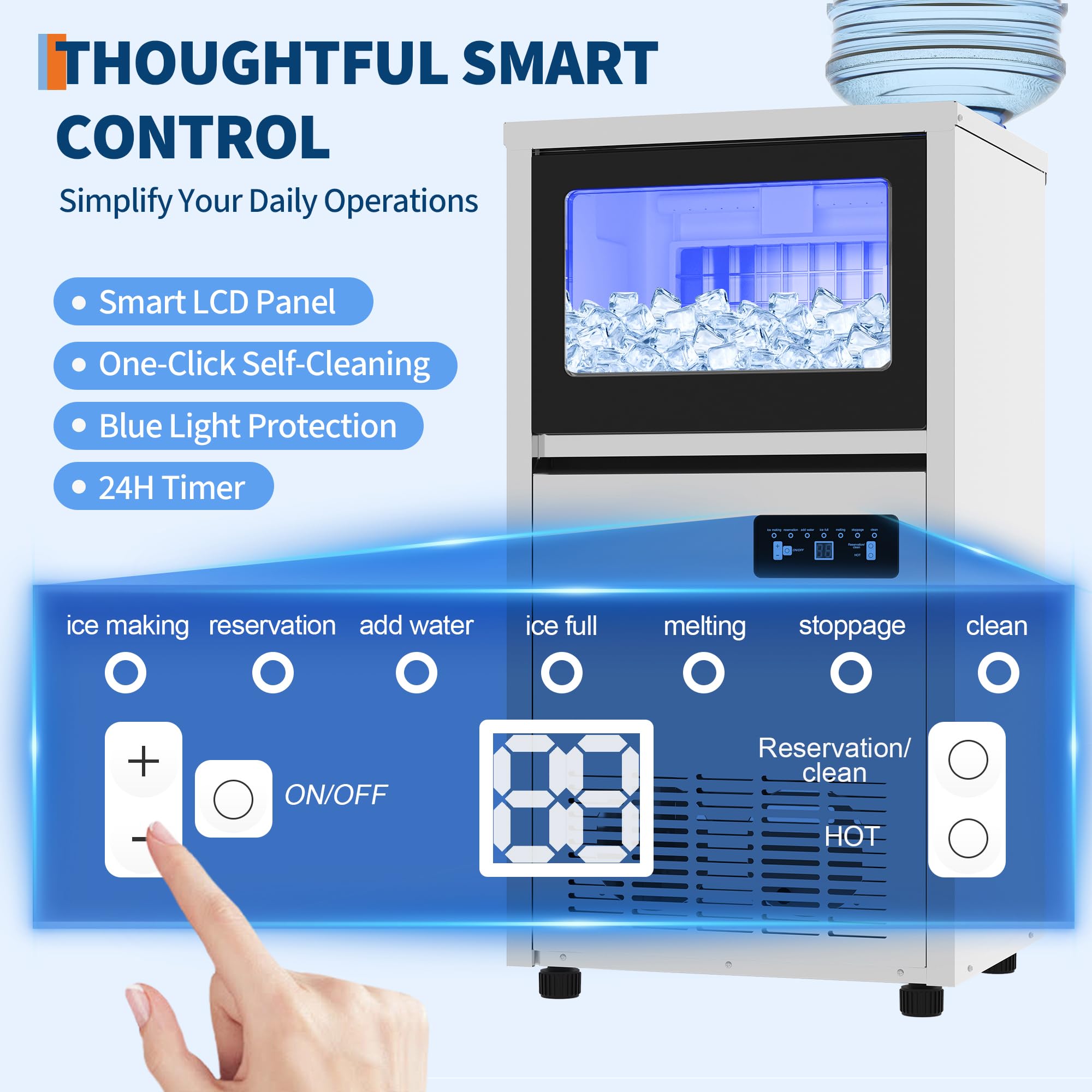 Commercial Ice Maker Machine 1 - Home Bar And Counter 评论和价格