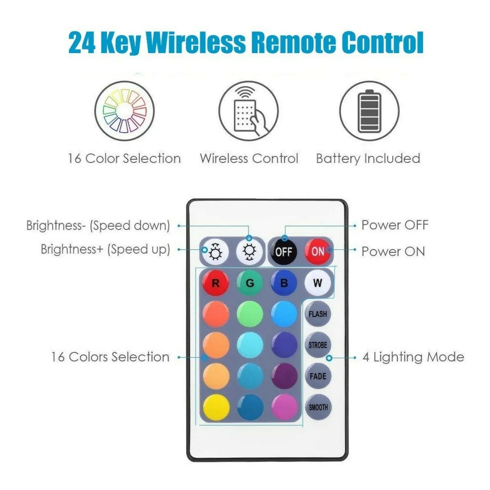 1/2/4/6 Lamp RGB LED Under Cab - Home Bar And Cabinet 评论和价格