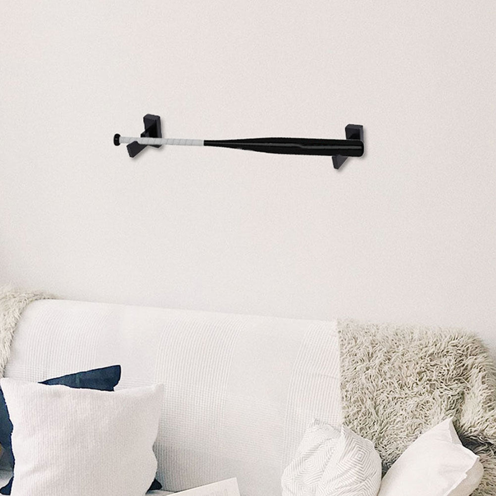 2Pcs Wooden Baseball Bat Wall  - Home Bar Stand 评论和价格