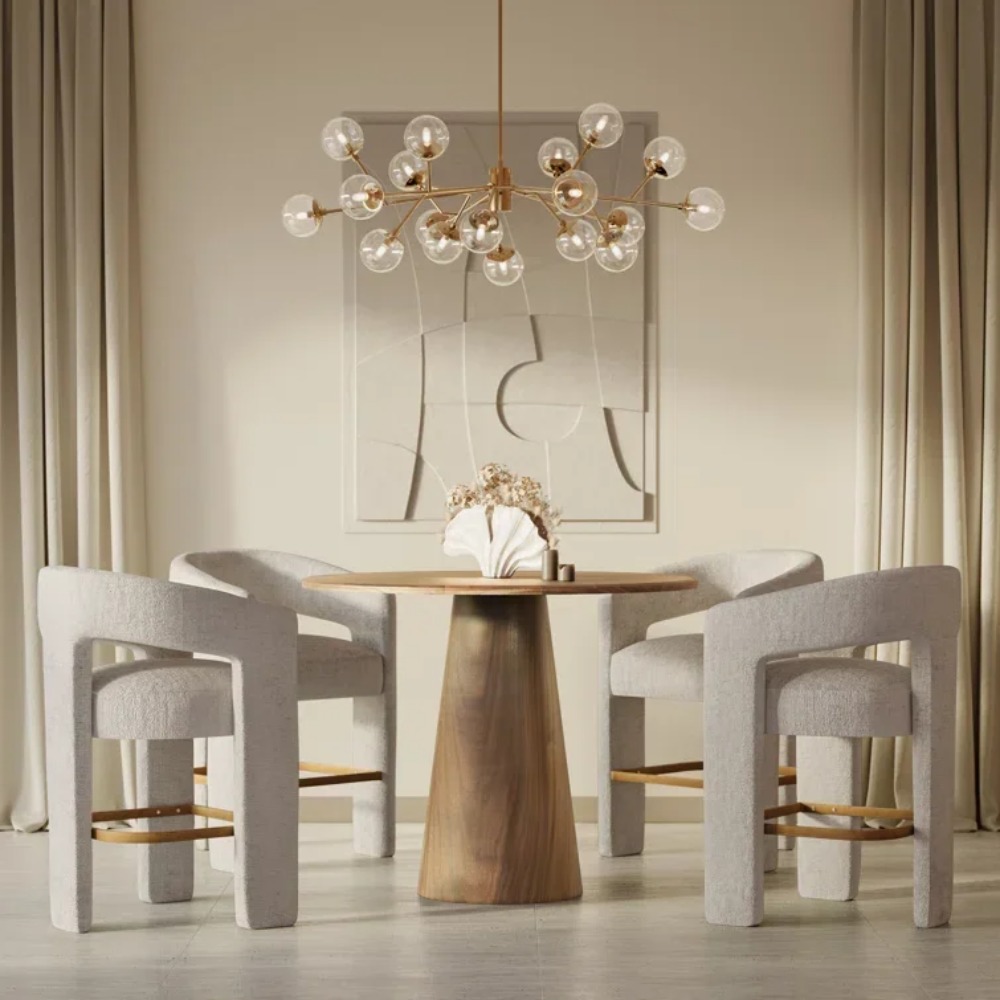 Modern Upholstered Counter Sto - Home Bar And Counter 评论和价格