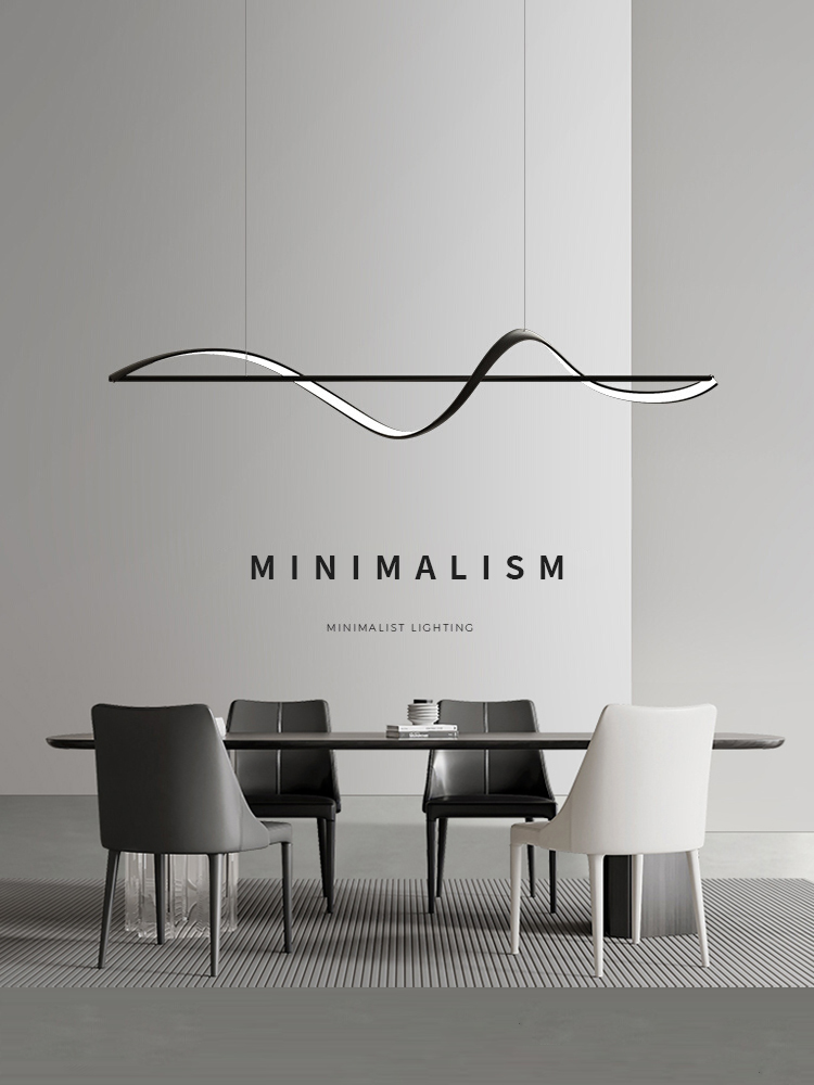 Modern Minimalism Curve Led Pe - Home Bar Word 评论和价格