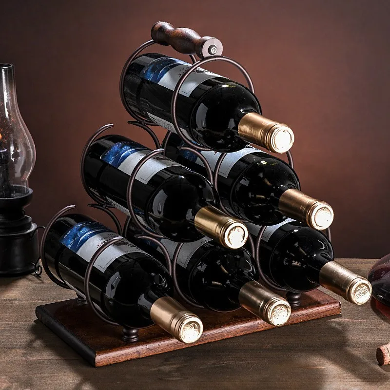 Creative Red Wine Rack Home De - Home Bar Setup 评论和价格