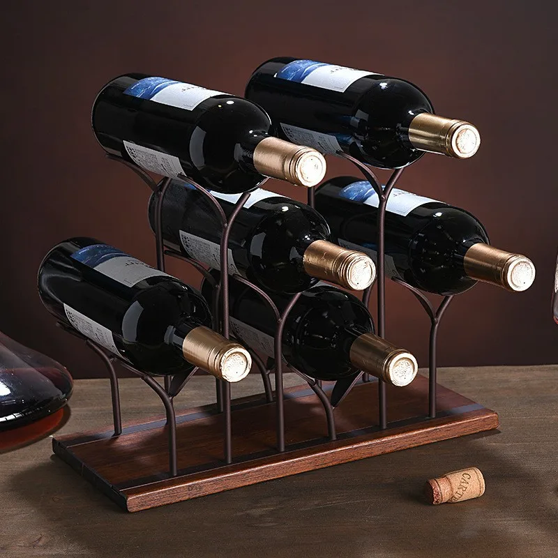 Creative Red Wine Rack Home De - Home Bar Setup 评论和价格