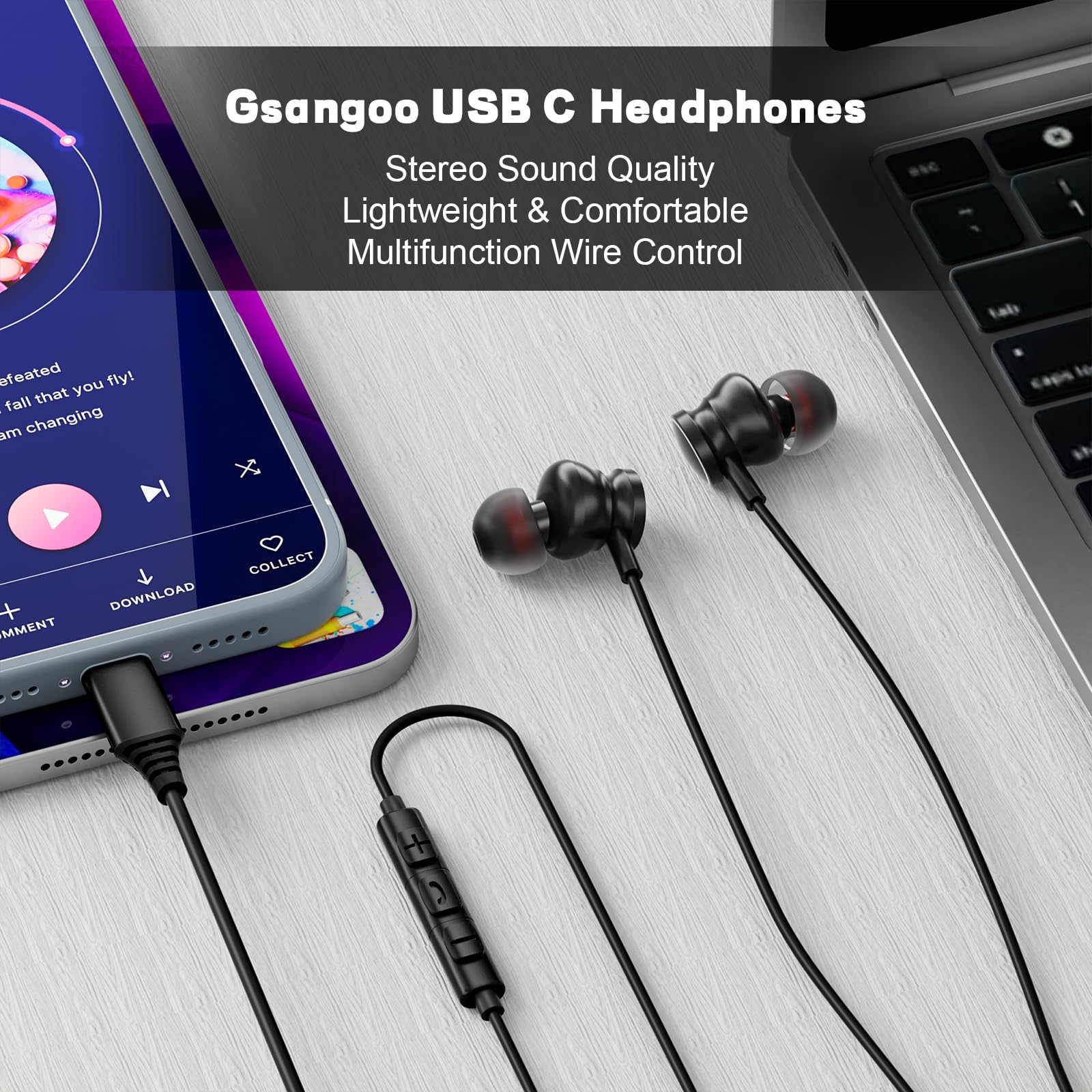 Type C Wired Headphones 3.5mm  - Home Bar Iphone 评论和价格